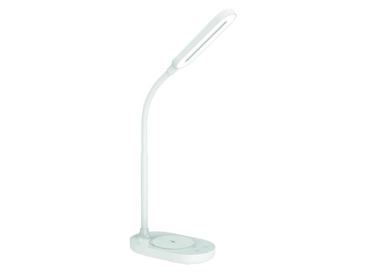 LED Ściemniana lampa dotykowa z ładowaniem bezprzewodowym OCTAVIA LED/7W/230V biała Lampa gabinetowa Metal Tworzywo sztuczne Pomieszczenie Biuro i pracownia