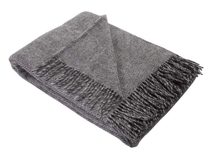 Pled Zelandia 140x200cm melange grey, 140 x 200 cm Wełna 140x200 cm Koc 130x180 cm Kolor Szary