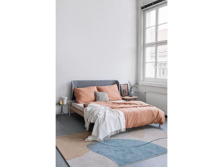 Jasnobrązowa pościel jednoosobowa z bawełny stonewashed Bonami Selection, 140x220 cm Komplet pościeli Bawełna 70x90 cm Rozmiar poduszki 70x90 cm