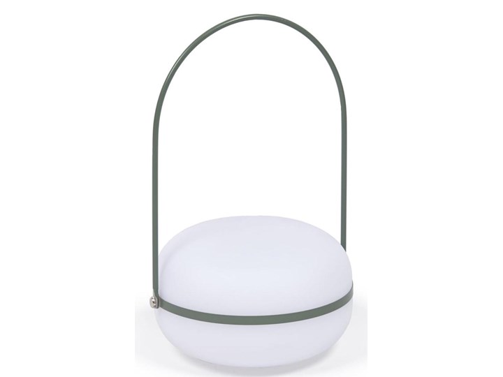 Lampa stołowa Tea z polietylenu i metalu z zielonym wykończeniem Tworzywo sztuczne Lampa dekoracyjna Kategoria Lampy stołowe