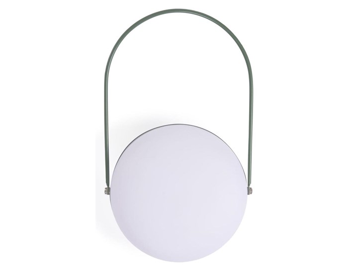 Lampa stołowa Tea z polietylenu i metalu z zielonym wykończeniem Lampa dekoracyjna Tworzywo sztuczne Kategoria Lampy stołowe