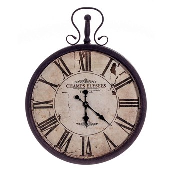 Zegar ścienny Champs Elysees ⌀62cm, 50 x 6 x 65 cm