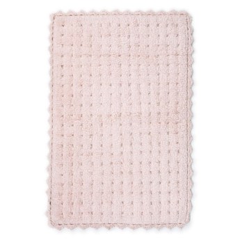 Różowy bawełniany dywanik łazienkowy Foutastic Garnet, 70x110 cm