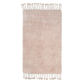 Różowy bawełniany dywanik łazienkowy Foutastic Paloma, 70x110 cm