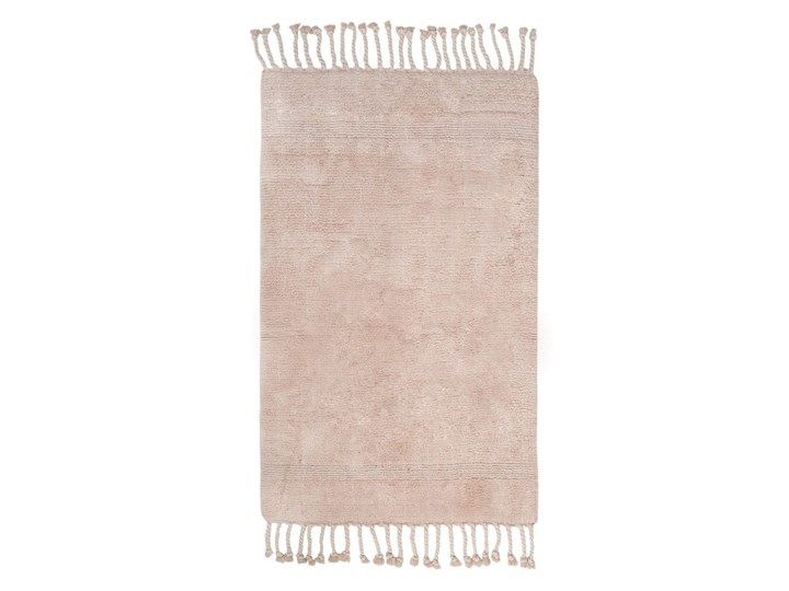 Różowy bawełniany dywanik łazienkowy Irya Home Collection Paloma, 70x110 cm Kategoria Dywaniki łazienkowe Bawełna Prostokątny Kolor Beżowy