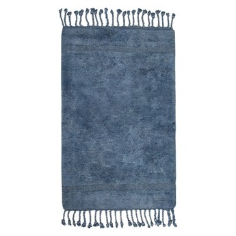 Niebieski bawełniany dywanik łazienkowy Irya Home Collection Paloma, 70x110 cm