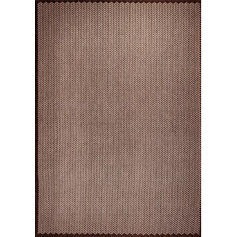 Brązowy nowoczesny połyskujący dywan Laccetti Rugiada
