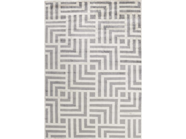 Szary dywan geometryczny Cosmou Avenue 7054 Wełna 60x90 cm Nakładki schodowe 170x240 cm Dywany 250x350 cm 200x300 cm 300x400 cm Jedwab Prostokątny Wiskoza 140x200 cm Kategoria Dywany