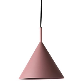 Lampa wisząca Triangle metalowa fioletowa M