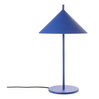 Lampa stołowa Triangle metalowa kobaltowa