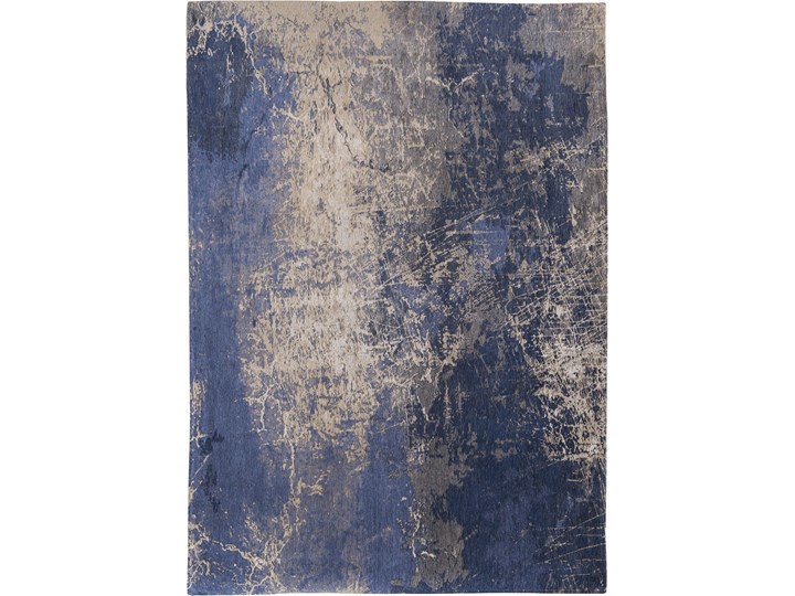Niebieski nowoczesny dywan Abyss Blue Nakładki schodowe Poliester Dywany Welur Bawełna 60x90 cm Nieregularny 80x150 cm Kategoria Dywany