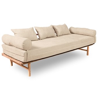 Le Mar daybed filigranowa sofa rozkładana beżowa