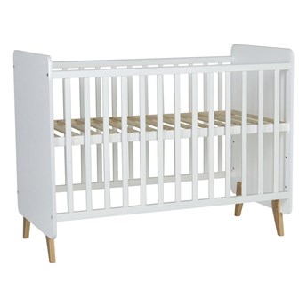 Białe łóżeczko niemowlęce Quax Loft 120x60