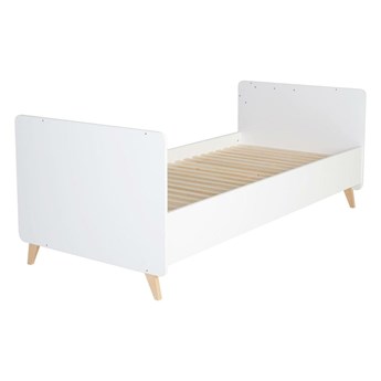 Białe łóżeczko dziecięce Quax Loft 200x90