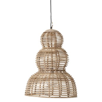 Duża lampa naturalna z trzciny