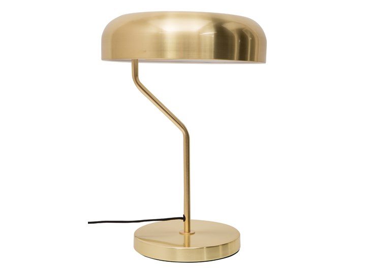 Mosiężna lampa biurkowa Eclipse Dutchbone Mosiądz Stal Lampa z kloszem Pomieszczenie Salon