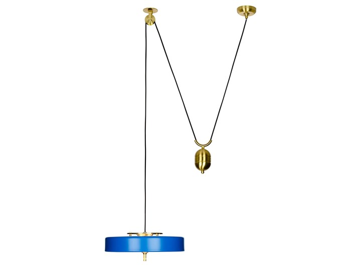 Lampa wisząca Arte Move niebieska Stal Metal Lampa z kloszem Ilość źródeł światła 3 źródła