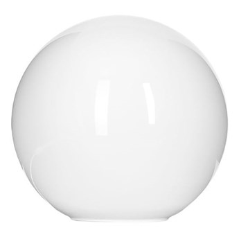 Szklana lampy stołowa biała kula