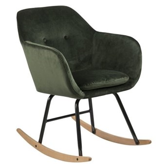 Fotel bujany Emilia VIC ciemny zielony
