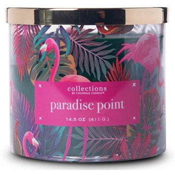 Colonial Candle Tropical Collection sojowa świeca zapachowa w szkle 3 knoty 14.5 oz 411 g - Paradise Point