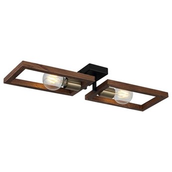 Lampa sufitowa drewno vintage 1459-73-12 ERA SALON SYPIALNIA JADALNIA LUCEA STL