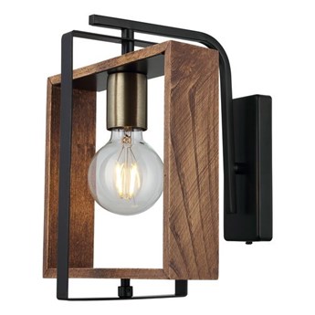 Kinkiet drewno vintage 1460-73-19 KARO SALON SYPIALNIA JADALNIA LUCEA STL
