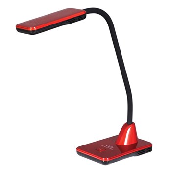 Czerwona lampka biurkowa do czytania - S259-Vomero