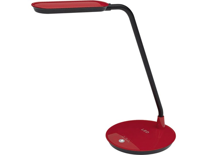 Czerwona nowoczesna lampka biurowa LED - S261-Extim Tworzywo sztuczne Lampa biurkowa Wysokość 40 cm Kolor Czerwony Kategoria Lampy stołowe