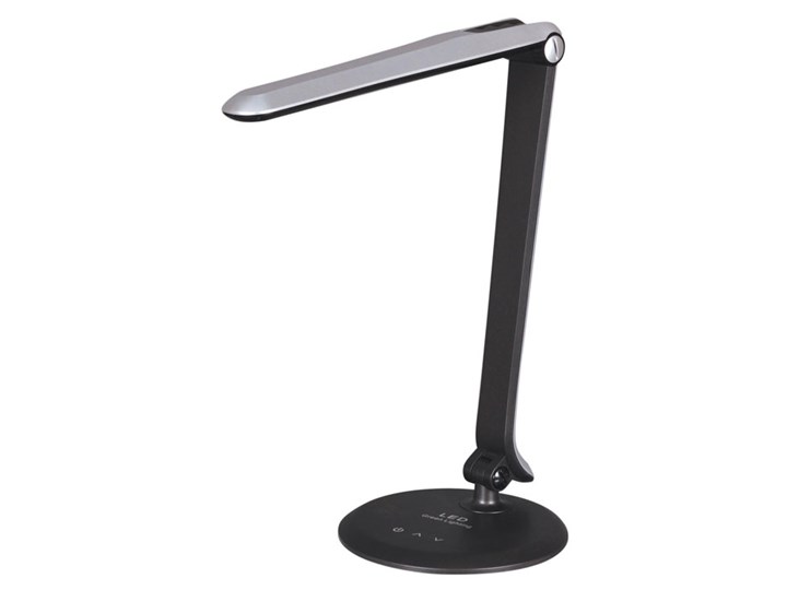 Srebrna nowoczesna lampka do biurka LED - S262-Davos Lampa biurkowa Tworzywo sztuczne Wysokość 45 cm Kolor Czarny