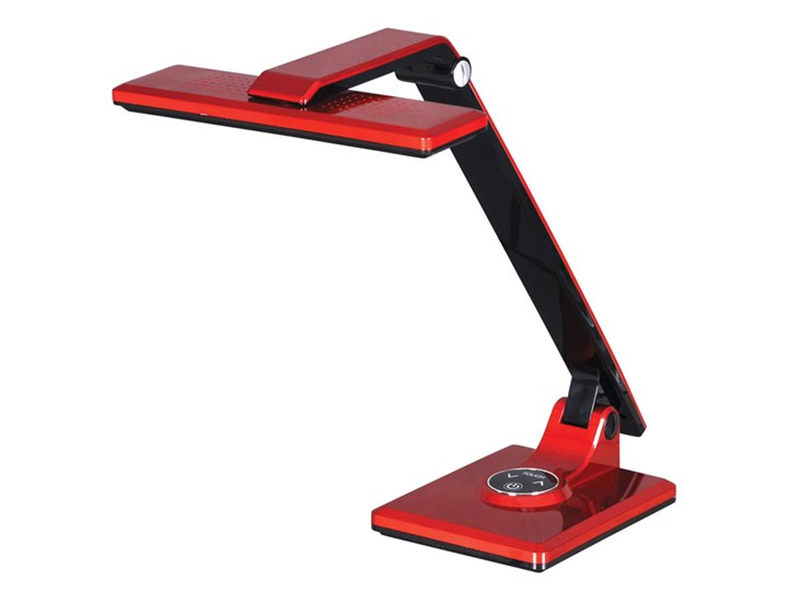 Czerwona ruchoma lampka biurkowa LED - S263-Frino Tworzywo sztuczne Wysokość 45 cm Lampa LED Lampa biurkowa Kategoria Lampy stołowe