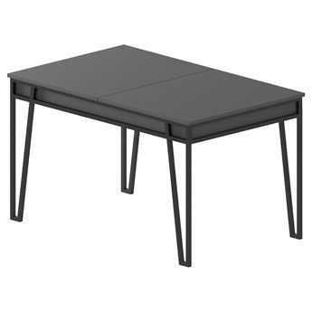 SELSEY Stół rozkładany Privels 132-170x80 cm antracytowy