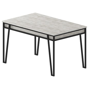 SELSEY Stół rozkładany Privels 132-170x80 cm bielony