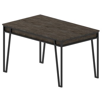 SELSEY Stół rozkładany Privels 132-170x80 cm ciemnobrązowy