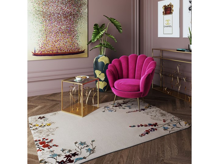 Dywan Wildflowers 120x180 cm kolorowy Wzór Roślinny Prostokątny Dywany Pomieszczenie Salon