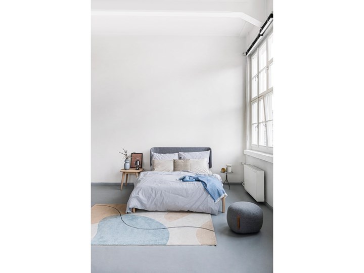 Jasnoszara pościel dwuosobowa z bawełny stonewashed Le Bonom, 160x200 cm 70x80 cm Bawełna Komplet pościeli Kategoria Komplety pościeli Pomieszczenie Pościel do sypialni