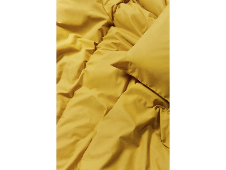 Musztardowożółta bawełniana pościel dwuosobowa Le Bonom, 200x220 cm Bawełna Komplet pościeli Rozmiar poduszki 70x90 cm 70x90 cm Pomieszczenie Pościel do sypialni