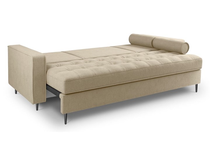 Beżowa rozkładana sofa Milo Casa Santo Szerokość 225 cm Głębokość 100 cm Kategoria Sofy i kanapy Nóżki Bez nóżek
