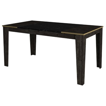 SELSEY Stół do jadalni Chistled 145x85 cm czarny