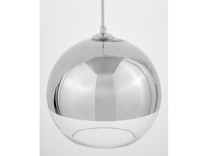 NOWOCZESNA LAMPA WISZĄCA CHROMOWANA VERONI D30 Kategoria Lampy wiszące Szkło Metal Lampa kula Lampa z kloszem Pomieszczenie Salon