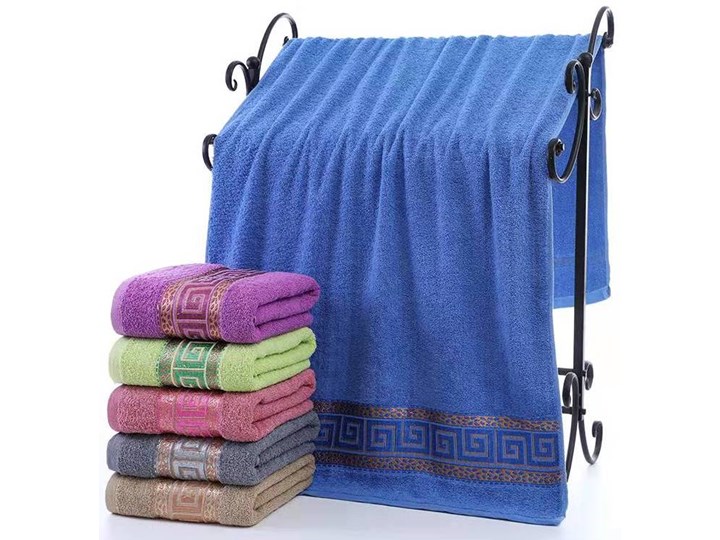 Ręcznik bawełniany z haftem pistacjowy RBX-02 70x140 cm Bawełna 50x90 cm Kategoria Ręczniki