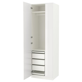 IKEA PAX / FARDAL Kombinacja szafy, połysk/biel, 75x60x236 cm