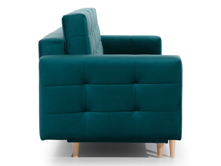 Pikowana sofa Asgard z funkcją spania typu DL i pojemnikiem na pościel 235x86x95 Szerokość 235 cm Głębokość 95 cm Typ Pikowane