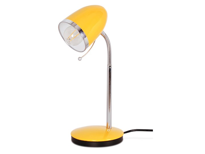 Żółta młodzieżowa lampka do biurka - S272-Harlet Lampa biurkowa Wysokość 36 cm Kategoria Lampy stołowe Metal Kolor Żółty