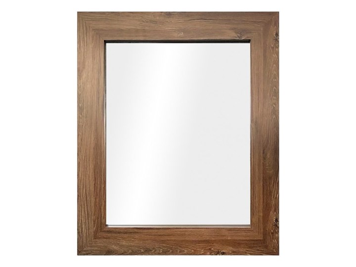 Lustro ścienne w brązowej ramie Styler Jyvaskyla, 60x86 cm Prostokątne Lustro bez ramy Kolor Brązowy