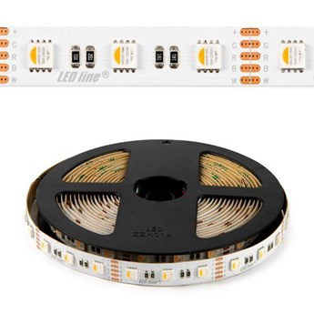 Profesjonalna Taśma LED line 300 SMD 5060 12V 19,2W/m cena za 5m | RGBW + ciepła