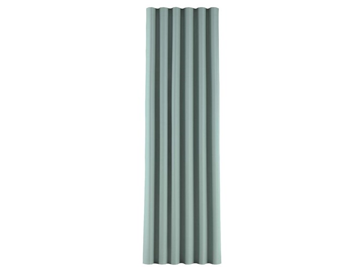Zasłona na taśmie wave, pastelowa mięta o wyraźnej strukturze, 1szt 65 × 280 cm, Blackout - zaciemniające Poliester 65x280 cm Mocowanie Kategoria Zasłony
