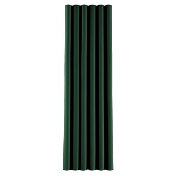 Zasłona na taśmie wave, butelkowa zieleń, 1szt 65 × 280 cm, Velvet