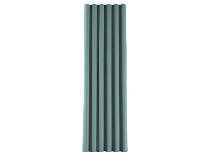 Zasłona na taśmie wave, szara mięta, 1szt 65 × 280 cm, Velvet Mocowanie Poliester 65x280 cm Mocowanie Taśma