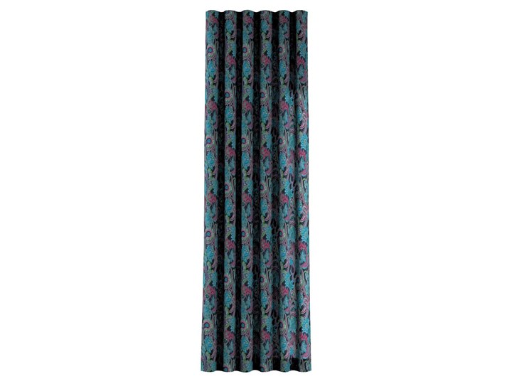 Zasłona na taśmie wave, wielokolorowy paisley, 1szt 65 × 280 cm, Velvet Mocowanie Poliester 65x280 cm Mocowanie Taśma