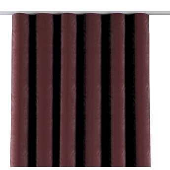 Zasłona na taśmie wave, bordowy, 1szt 65 × 280 cm, Velvet